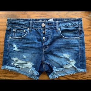 American Eagle Distressed Denim Shorts NWT